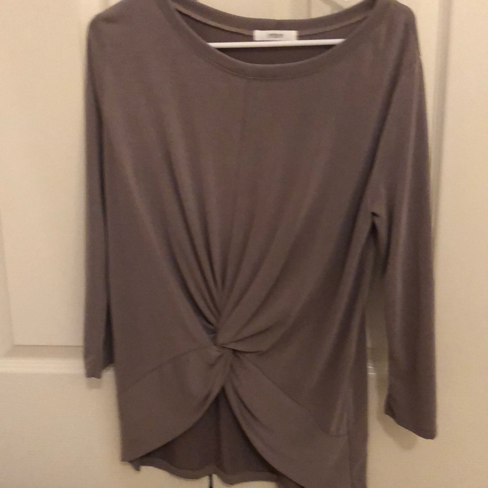 Vici Long Sleeve knotted Blouse. Never Worn.